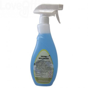 VETRIL Detergente vetri e multiuso con ammoniaca, Flacone spray, 650 ml -  Detergenti per Vetri
