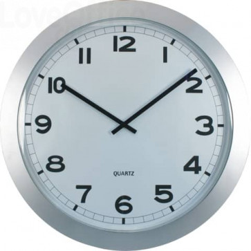 Orologio da parete Methodo Extralarge - diametro ø60 cm - silver V150710