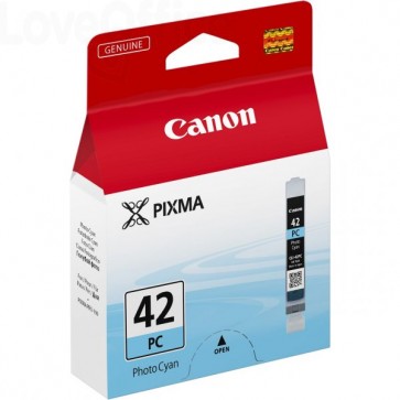 Cartuccia Originale Canon 6388B001 Chromalife 100+ CLI-42 PC Ciano foto