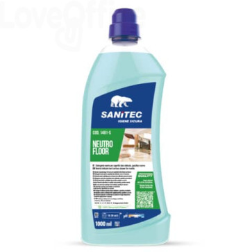 Detergente neutro per superfici dure delicate, specifico per il marmo Neutro Floor Sanitec 1000 ml - 1481-S