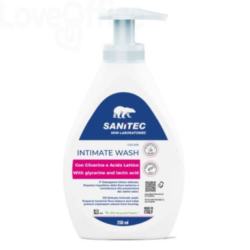 Detergente Intimo delicato Skin Lab Sanitec 250 ml/0,25 kg