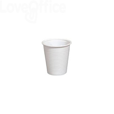 Bicchieri in PP - 1,9 gr - 170 ml/160 cc - ø70 mm - FlexiCup Bianco 61738 (conf.100)