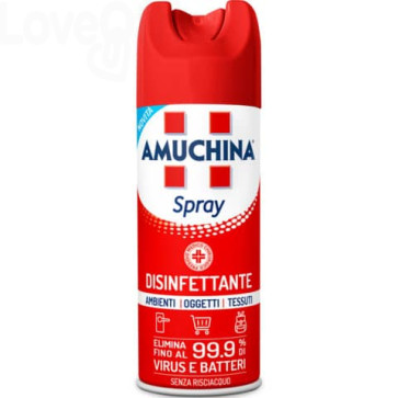 Spray disinfettante per ambienti, oggetti e tessuti Amuchina P.M.C. - 400 ml