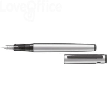 Penna stilografica ricaricabile Pilot Explorer inchiostro Blu - fusto Argento 006494