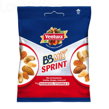 Misto di frutta secca e sgusciata BB Extra Pocket Ventura sprint 50 gr (conf.da 12)