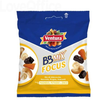 Misto di frutta secca e sgusciata BB Extra Pocket Ventura focus 50 gr (conf.da 12)