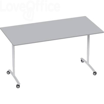 Tavolino Pieghevole Bianco 48 X 38 X 66 H Cm