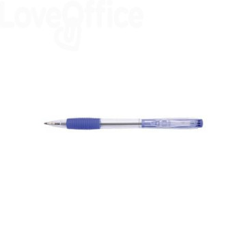 Penna a sfera a scatto ricaricabile Office Products punta 0,7 mm - Blu - 17015611-01 (conf.50)