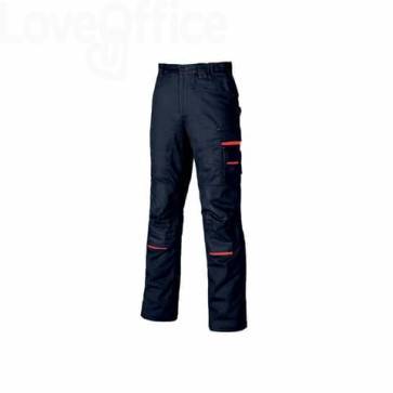 Pantalone da lavoro in policotone twill Nimble Blu U-Power taglia 56 DW084DB-56
