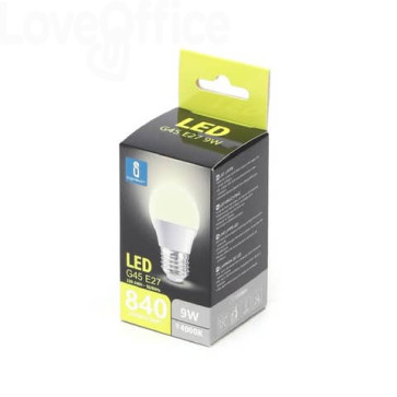 Lampadina LED G45 E27 9W - 840 lumen Aigostar luce naturale B10105ZRW