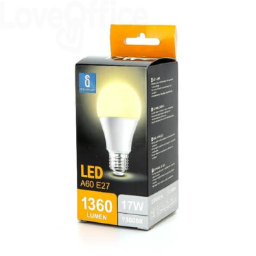 Lampadina LED A60 E27 17W - 1720 lumen Aigostar luce calda B10105QNO