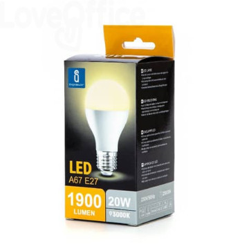 Lampadina LED A67 E27 20W - 2100 lumen Aigostar luce calda B10105QNQ