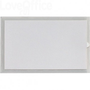 Portaetichette adesive IesTI Sei Rota - Inserto in cartoncino incluso - 2,4x6,3 cm (conf.10)