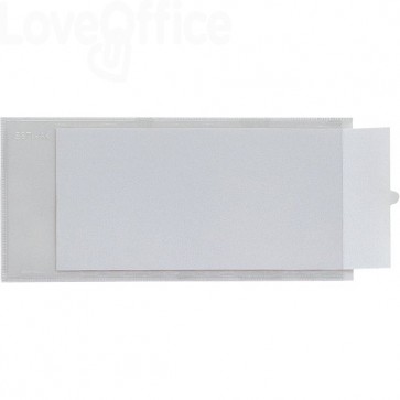 Portaetichette adesive IesTI Sei Rota - Inserto in cartoncino incluso - 3,2x8,8 cm (conf.10)