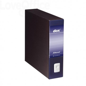 Registratore Dox 9 - Dorso 8 - 35x31,5 cm - blu