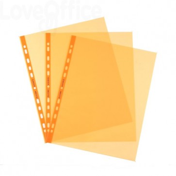 Buste a foratura universale Favorit Art - 22x30 cm - liscio - Arancio (conf.25)