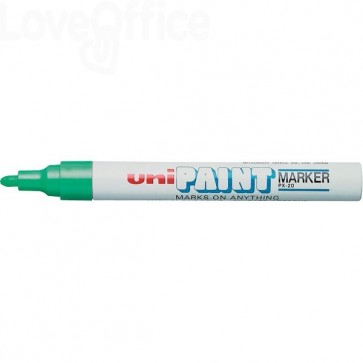 Paint marker Uni-Ball - Pennarello a vernice Verde scuro - tonda - 2,2-2,8 mm