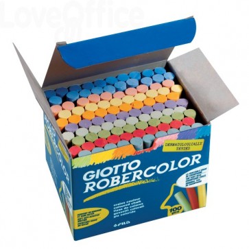 Gessetti colorati Robercolor GIOTTO - 80 mm (conf.100)