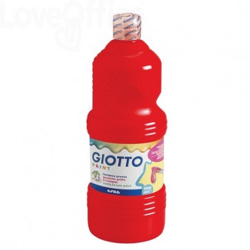 Tempera pronta GIOTTO - Rosso scarlatto - 1000 ml - 533408