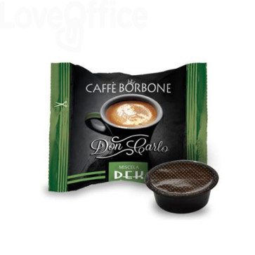 Capsule compatibili Don Carlo Caffe Borbone qualità Dek Green (conf.100)