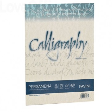 Calligraphy Pergamena Liscio Favini - naturale - fogli - A4 - 190 g/m² - A69Q084 (conf.50)