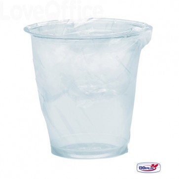 Bicchieri in plastica Trasparente Diamant DOpla - Imbustato singolarmente - 200 cc (conf.200)