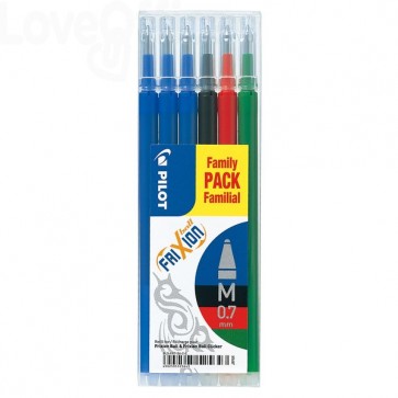Refill Frixion Ball Pilot Value Pack - Assortito - 0,7 mm - 006649 (conf.6)