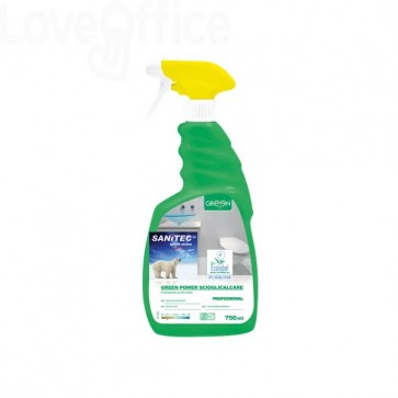 Detergente ecologico scioglicalcare per bagni Sanitec - 750 ml - 3103