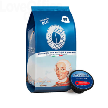 Capsule compatibili Dolce Gusto Caffe Borbone qualità Blu (conf.90)