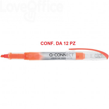 Evidenziatori a penna Q-Connect 1-4 mm Arancione KF00397 (conf.12)