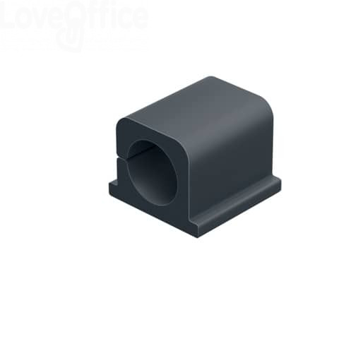 367 Clip fermacavi adesiva DURABLE CAVOLINE CLIP PRO 2 grafite per 2 cavi -  504337 (conf.4) 7.52 - Informatica - LoveOffice®