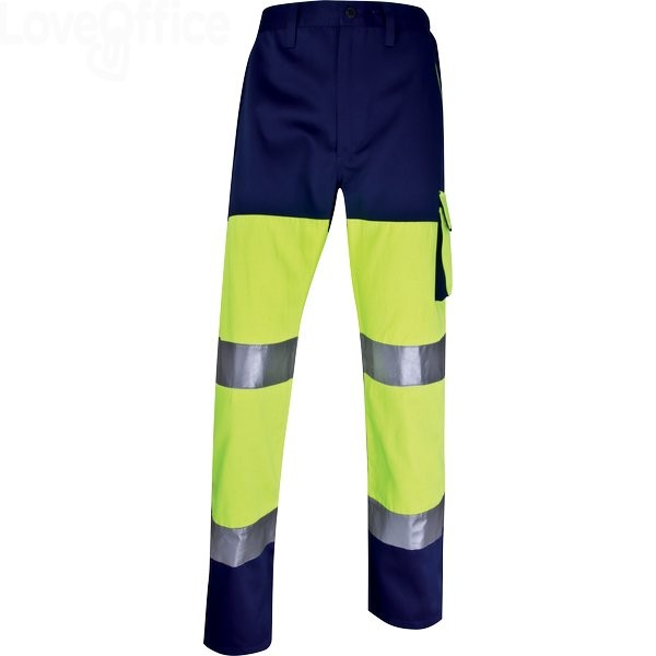 521 Pantaloni altavisibilità Delta Plus catarifrangenti - giallo fluo/blu -  M 44.12 - Antinfortunistica e Ferramenta - LoveOffice®