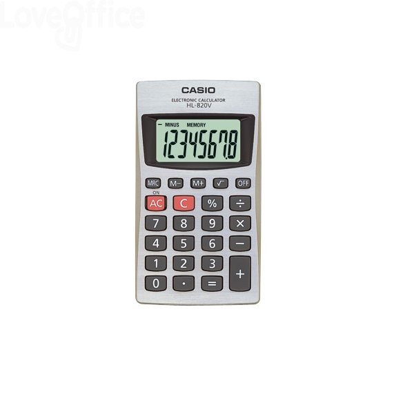 639 Calcolatrice tascabile 8 cifre HL-820VA Casio - HL-820VA 5.97