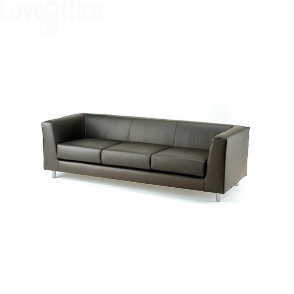 1350 Divano 3 Posti Divanetto Attesa In Similpelle Quad Unisit Grigio Qd3 Kg 977 45 Arredi E Lavagne Loveoffice