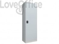 Armadio porta scope KUBO un'anta 60x41x181,5 cm grigio PS /60