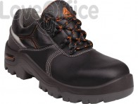 Scarpe da lavoro Delta Plus basse Phocea S3 -pelle croste pigmentata- trattamento impermeabilizzante nero -41- PHOCES3NO41
