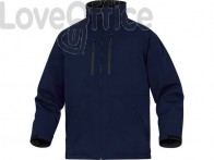 Giacca da lavoro Delta Plus Parka Milton 2 chiusura con zip impermeabile - 6 tasche - poliestere blu L - MILT2BMGT