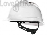 Elmetto da cantiere Quartzup Delta Plus 4 ventilato - polipropilene bianco - QUARUP4BC