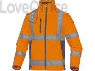 Giacca Delta Plus Moonlight2 -classe 3- 5 tasche - tessuto softshell - argento arancio fluo-grigio - M - MOON2OGTM