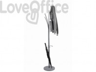 Appendiabiti da terra ALBA Festy2 5 appendini ø38x187 cm grigio PMFESTY2 BC