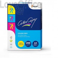 Risma carta A3 Da 250 fogli Color copy mondi 200 g/mq