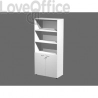 Armadio da ufficio Bianco con basse Artexport 2898 in melaminico