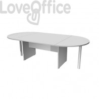 Tavolo riunione ovale Artexport Presto 220x110x72h cm. grigio TR/220/9