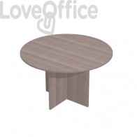 Tavolo riunione rotondo Artexport Presto 120x72h cm. frassino toscano 60121/F
