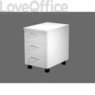 Cassettiera Open Space Artexport Bridge 3 cassetti bianco C3-3