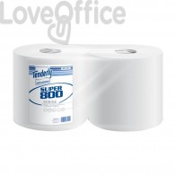 Bobina asciugatutto Lotus - 800 strappi - H 25,5 x Ø 24 cm - 851257 (conf.2)