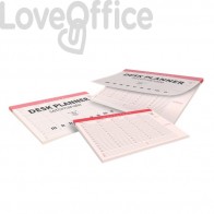 Desk planner settimanale Monocromo Pigna - 29x42 cm - 60 fogli