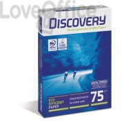 Carta per fotocopie Discovery 75 - Risme Carta A4 - 75 g/mq (5 risme)