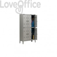 Spogliatoio sovrapposto Tecnical 2 a 6 posti acciaio 7/10 monoblocco