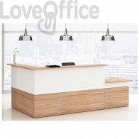 Bancone reception Musa Artexport -  Noce arabis - completo